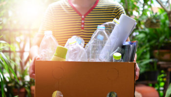 Box with Recyclable Materials